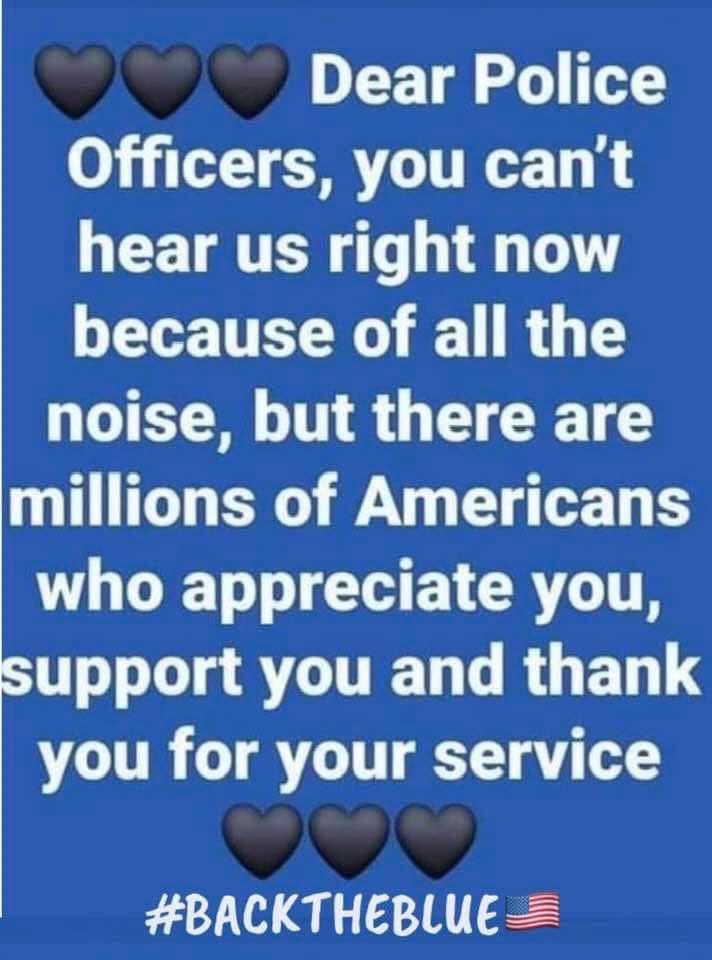 #BacktheBlue