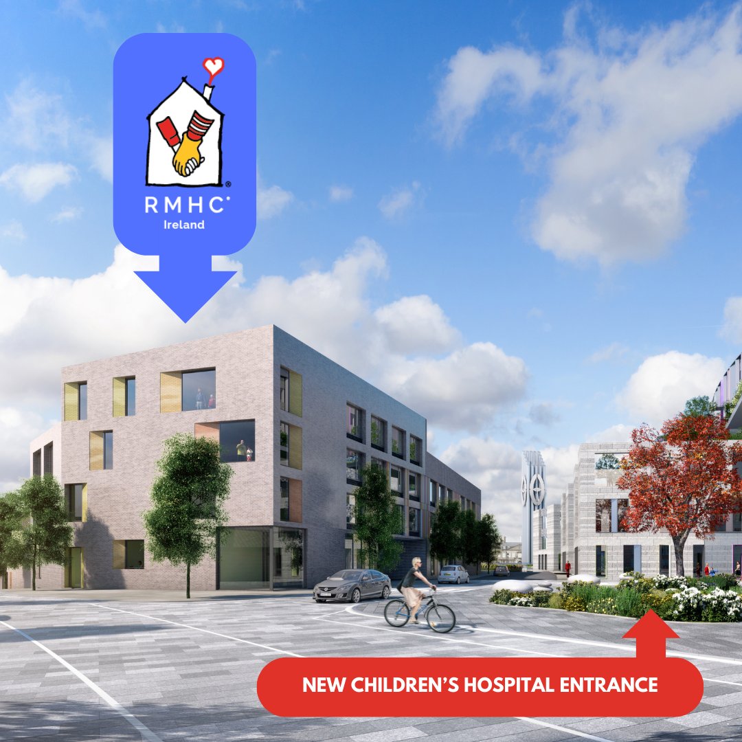 Keeping families close 🏠💛 Do you know that our new 52 Ronald McDonald House will be located steps away from the entrance of the new children's hospital? Not only that, our families will have direct access to the hospital via our basement floor 🤗