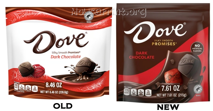 We spotlight another half dozen products subject to #shrinkflation including Tide, Crest, Dove chocolate, and more. #ProtectConsumers mouseprint.org/2024/04/29/her…