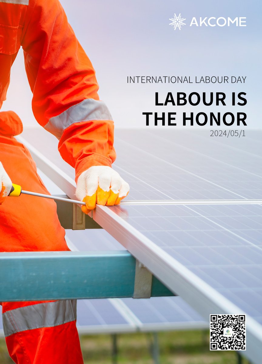 🎉 Happy International Labour Day! ＃Akcome celebrates the dedication of every hardworking colleague and partner!❤️ 💪🏽Labour is not just effort, it's a badge of honor! Keep shining bright! ✨ ✨ #InternationalLabourDay #Labour #MayDay
