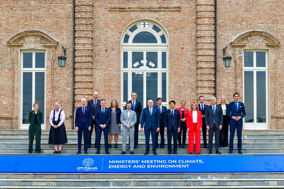 The official Declaration of the #G7 Ministers’ meeting on Climate, Energy and Environment is available on the #G7Italy website 👇
g7italy.it/en/documents/