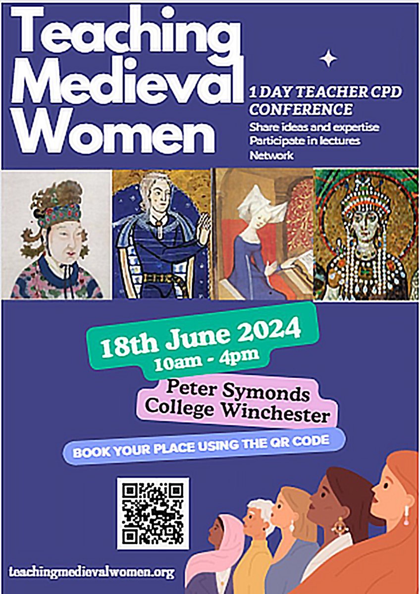 Upcoming Teacher CPD day at Peter Symonds College (@Symonds_College) in Winchester.
18 June 2024 10am-4pm

Book your place via tickettailor.com/events/petersy… 

#cpdday #cpd #teachers #historyteachers #history
