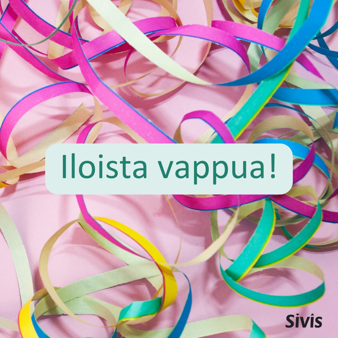 Iloista vappua toivottaa Siviksen väki! 🎈🎉 #Vappu2024