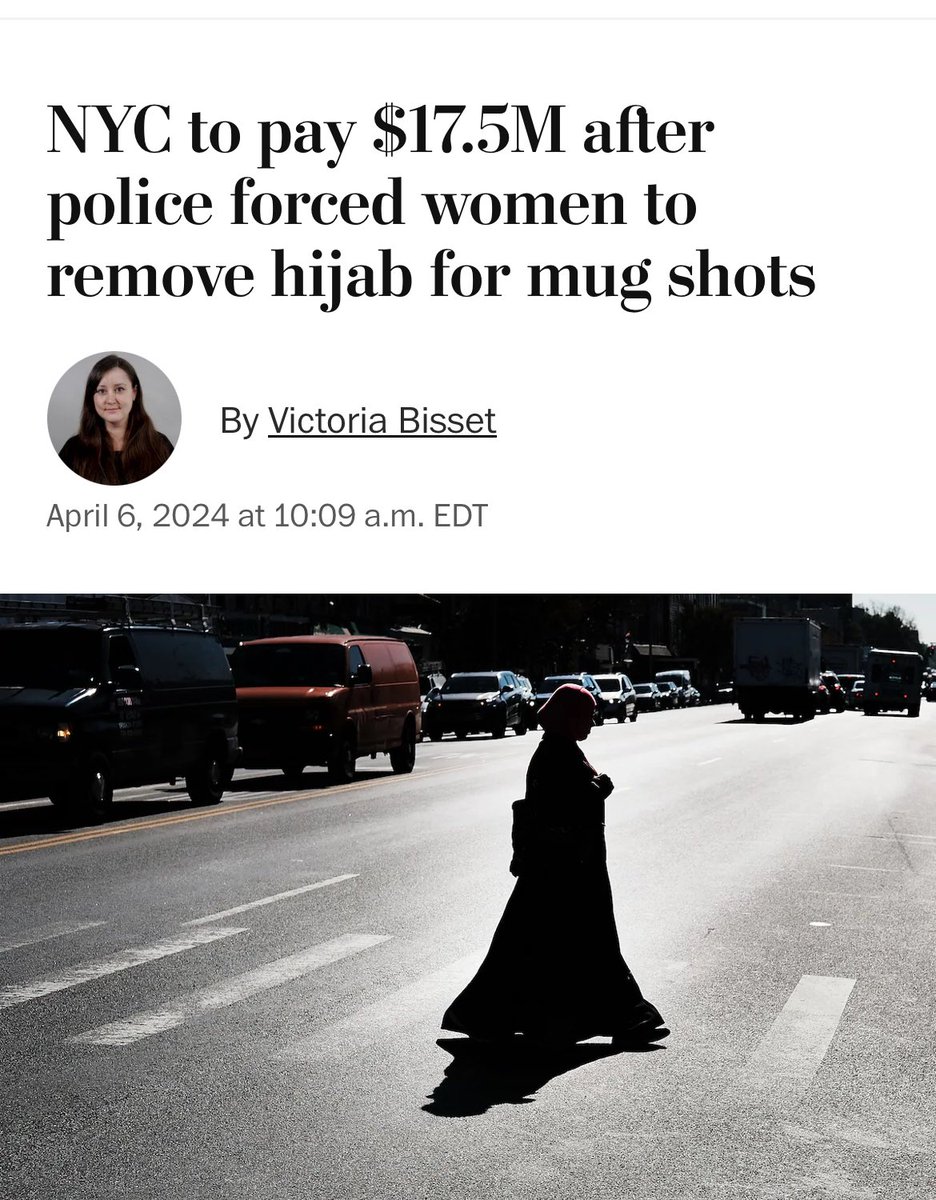 Four women at Arizona State University had their hijabs forcibly removed by the police after the protesters were arrested. Earlier this month, New York City agreed to a $17.5 million settlement after two women sued the police for removing their hijabs for their mug shots. After