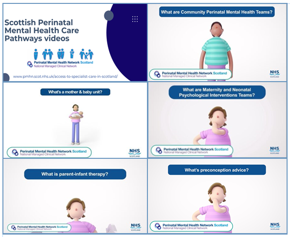 It's #maternalmentalhealthawarenessweek Our 5 care pathways videos are designed to help women, their infants and families, know what specialist perinatal and infant mental health care is available in Scotland. Watch them here: nn.nhs.scot/pmhn/women-and…

@PMHPUK 
#MMHAW24