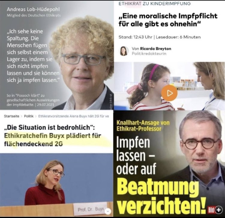 @ethikrat @alena_buyx @Bundestag Eine Zeit des #Nudging, der gefälligen,unethischen Pharma-#Propaganda und der selbstgewählten Unmündigkeit geht im 300. Geburtsjahr von #Kant zu Ende. Danke für gar nichts.