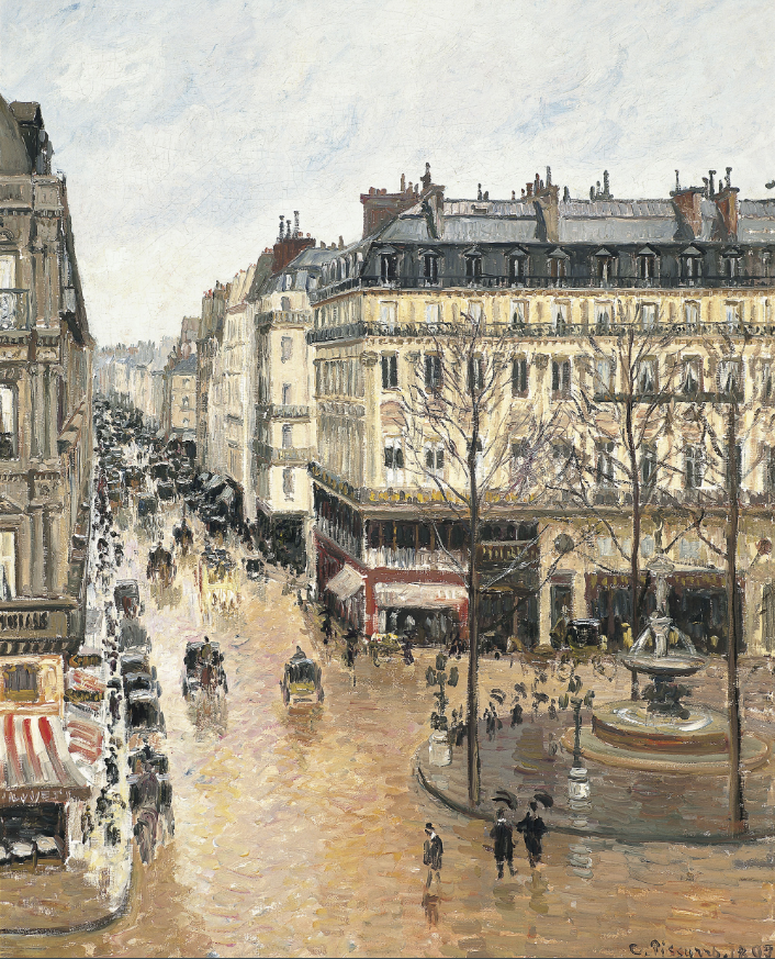 Art Tuesday: Because managing our wealth is also about finding what helps us maintain perspective.

Rue Saint-Honoré in the Afternoon. Effect of Rain. 1897. Camille Pissarro (1830 - 1903)

#arttuesday #patrimonioyfamilia #wealth #familyoffice #profiteditorial #patrimonio #legado