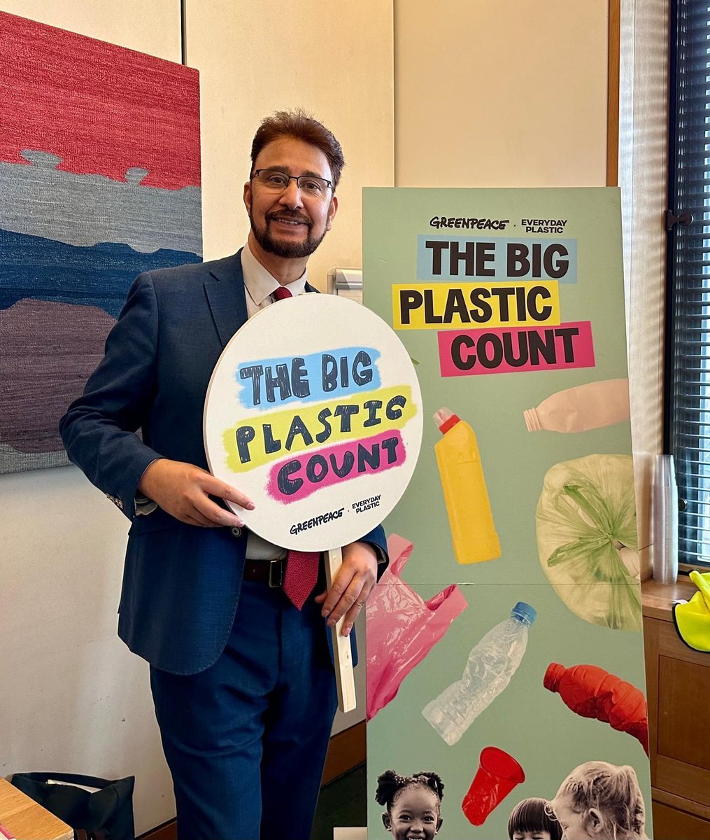 In the UK, we throw away 1.7 billion pieces of plastic packaging every week. I proudly support a strong #GlobalPlasticsTreaty that would see cuts to plastic production by at least 75% by 2040.