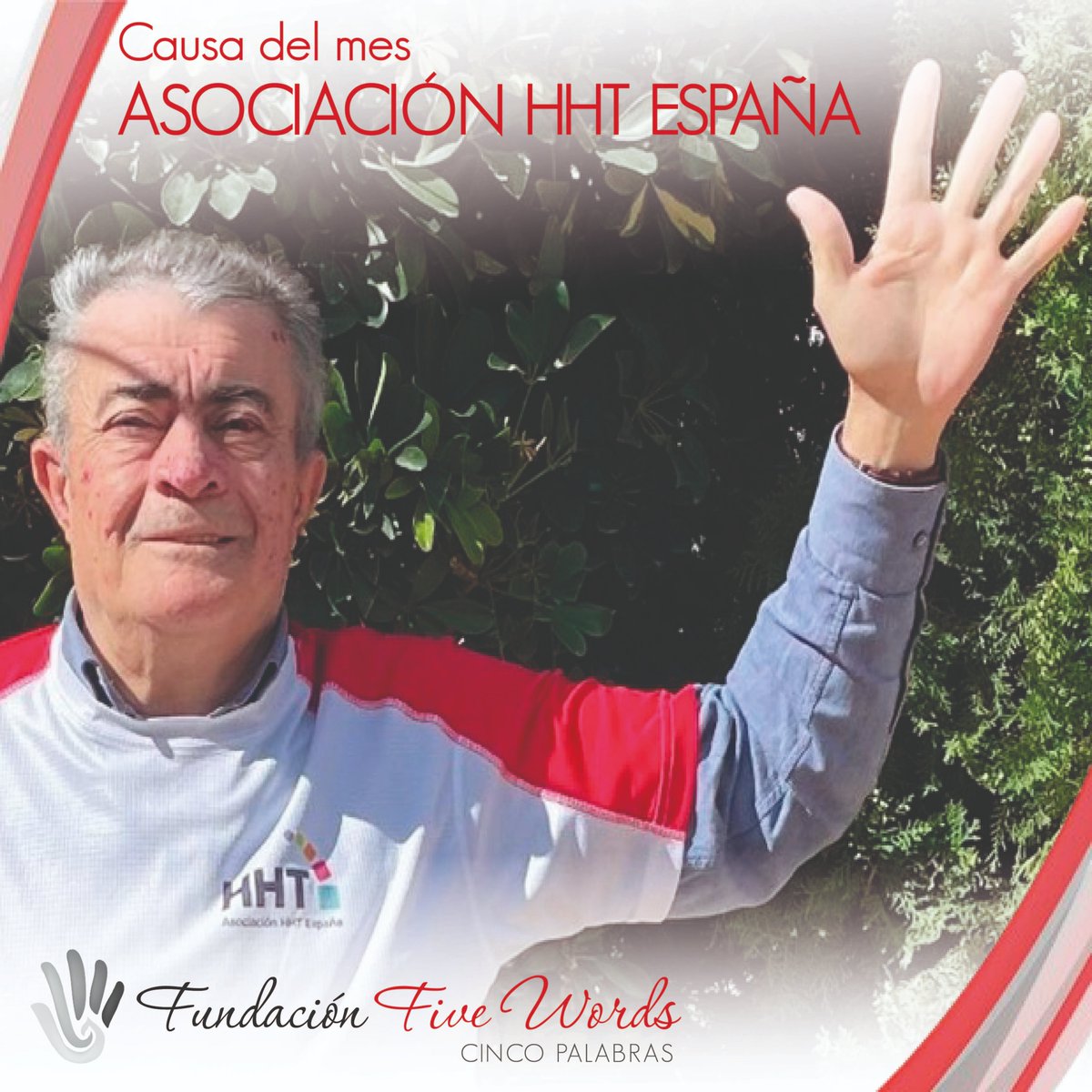 Este mes en Fundación Five Words presentamos la Causa del Mes: Asociación HHT España 💙🌟. Desde 2005, ofrecen apoyo a pacientes con el Síndrome de Rendu-Osler-Weber y luchan por mejorar su calidad de vida. Marca la diferencia 💪💙🌍. Lee más: fundacioncincopalabras.org/causa-mes-de-m… #arte