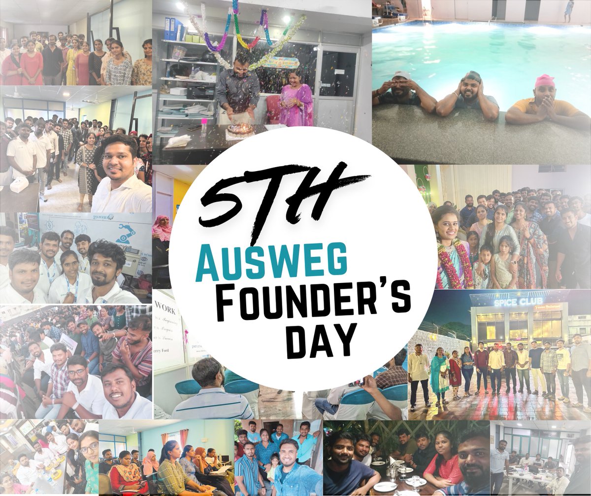 Celebrating 5 Years of Innovation and Passion 🎉

Happy 5th Founder's Day!

#FoundersDay #foundersday2024 #FoundersDayCelebration