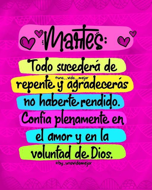 Feliz y bendecido día gente hermosa 
🙏🏻🫶🏻✨