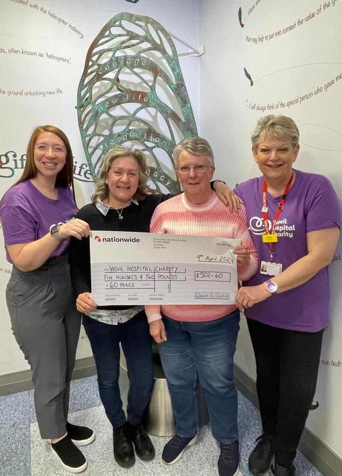 A massive thank you to everyone who purchased Easter items from Mrs Brown in the Resources Department and the support shown towards the charities. The total raised was £502.60 which was split between the Breast Cancer Ward and the Dementia Ward in Yeovil District Hospital.