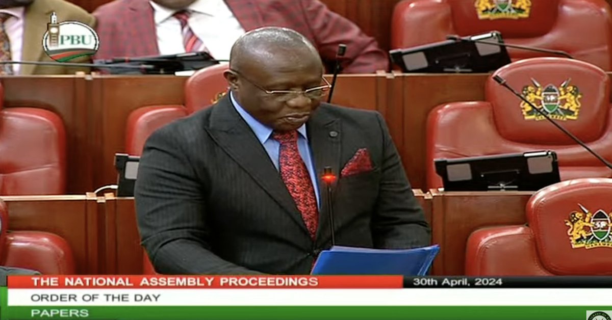 Hon. Owen Baya lays the following papers: 
1. The Draft Affordable Housing Regulations 2024 from the Ministry of Lands, Public Housing and Urban Development. #BungeLiveNA
