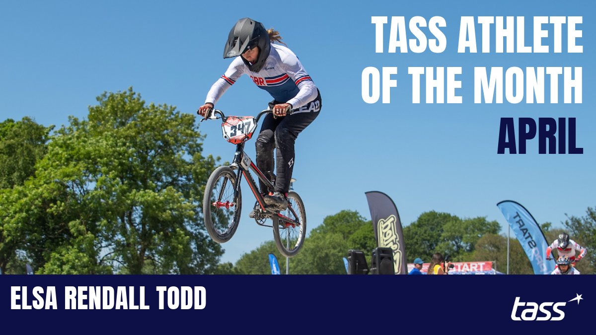 CONGRATULATIONS to Elsa Rendall Todd who is April's TASS Athlete of the Month. Elsa is the first cycling athlete to be selected for Olympic Development Squads in 2 different disciplines (BMX Freestyle Park and BMX racing) 🚴‍♀️ @BritishCycling @EastLDN_Sport @teamsportsaid 📷SWPix