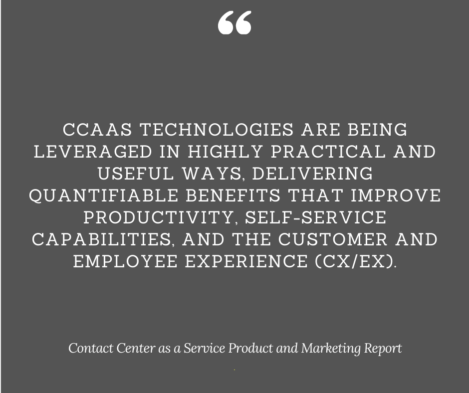 The CCaaS market continues to thrive despite the somewhat challenging macro-economic conditions.

#DMGResearch
#contactcenter
#customerexperience
#customerservice
#CCaaS
#artificialintelligence