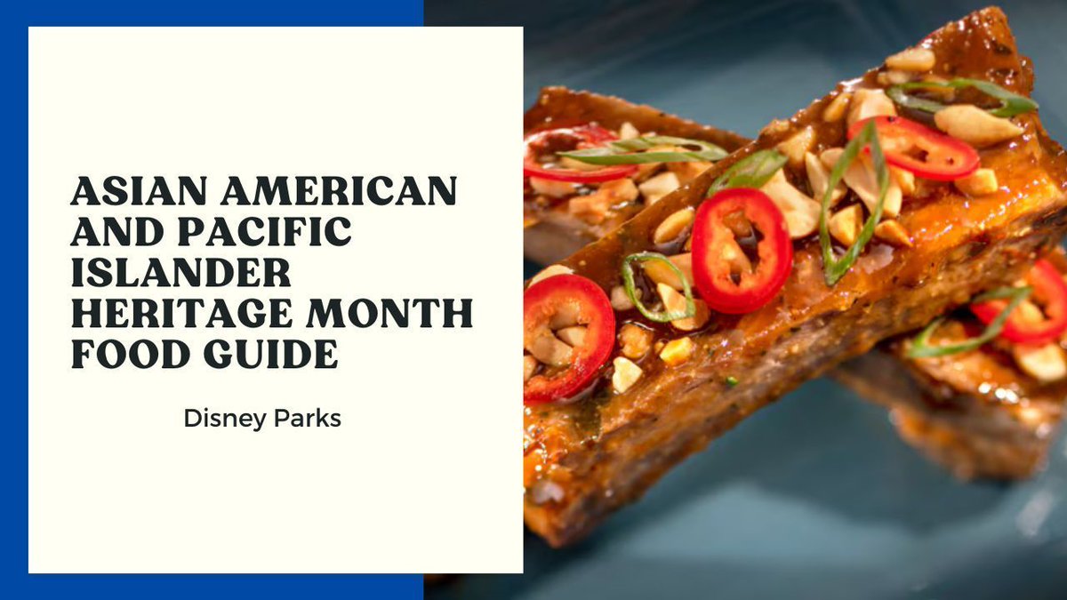 Geek Eats: 2024 Asian American and Pacific Islander Heritage Month Disney Parks Foods
 buff.ly/3xYcIZU

#geekeats #foodnews