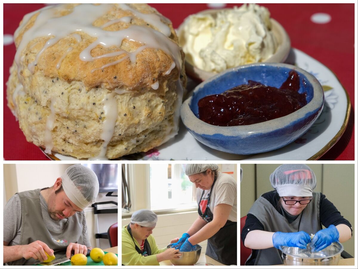 Our Scone of the Month for May is Lemon and poppy seeds with lemon drizzle icing. Book today and enjoy one of the best cream teas in Surrey for just £6.50 at The Grange every Tuesday. Click Link bit.ly/SimplyScones