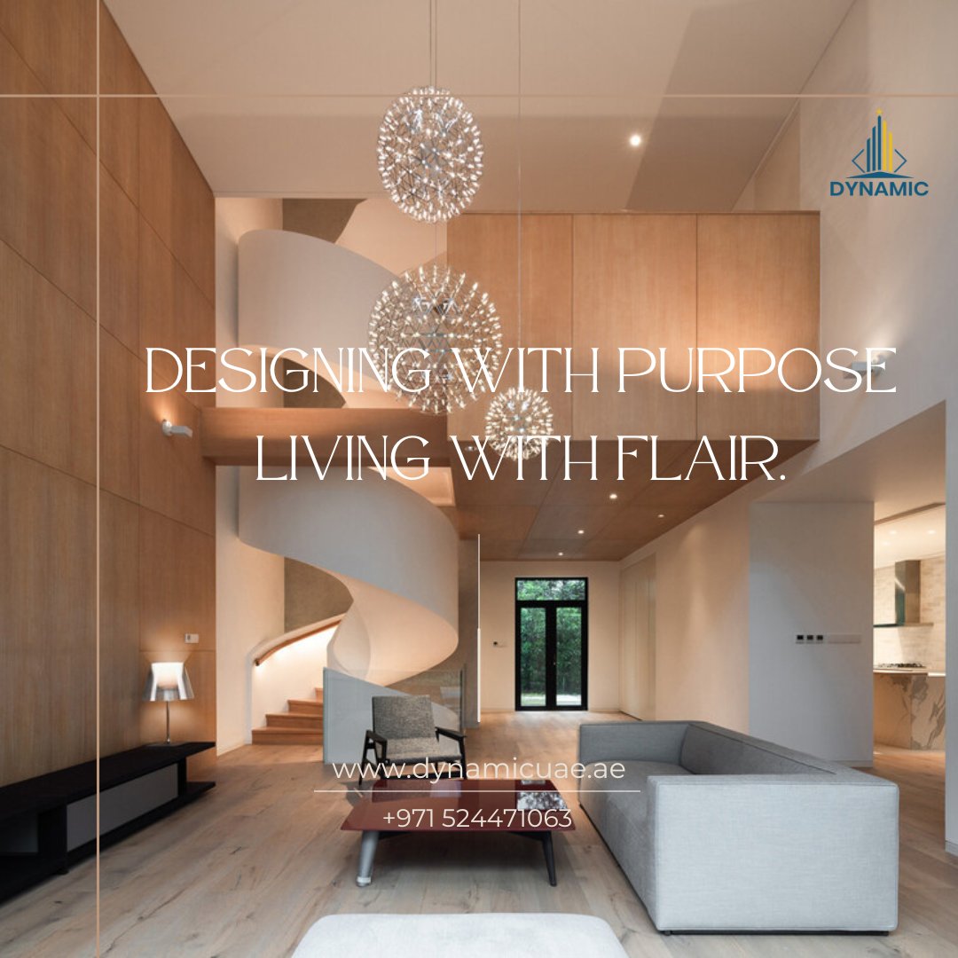 ✨ Experience the art of living with flair. ✨

To know more: dynamicuae.ae

#DubaiInteriorDesign #DesignWithPurpose  #InteriorInspiration #DesignMagic