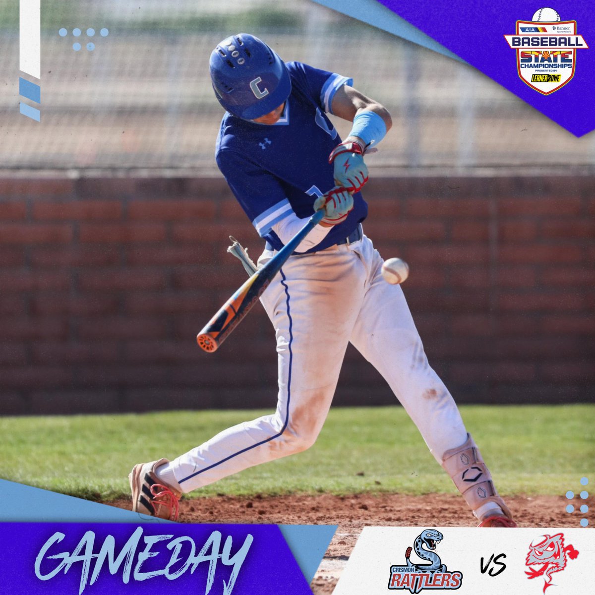 ⚾ STATE BASEBALL GAMEDAY ⚾
#10 Crismon takes on #7 River Valley in the first round of 3A State Baseball ⏰ 4 PM 
#CrismonHS #QCUSDAthletics #QCleads