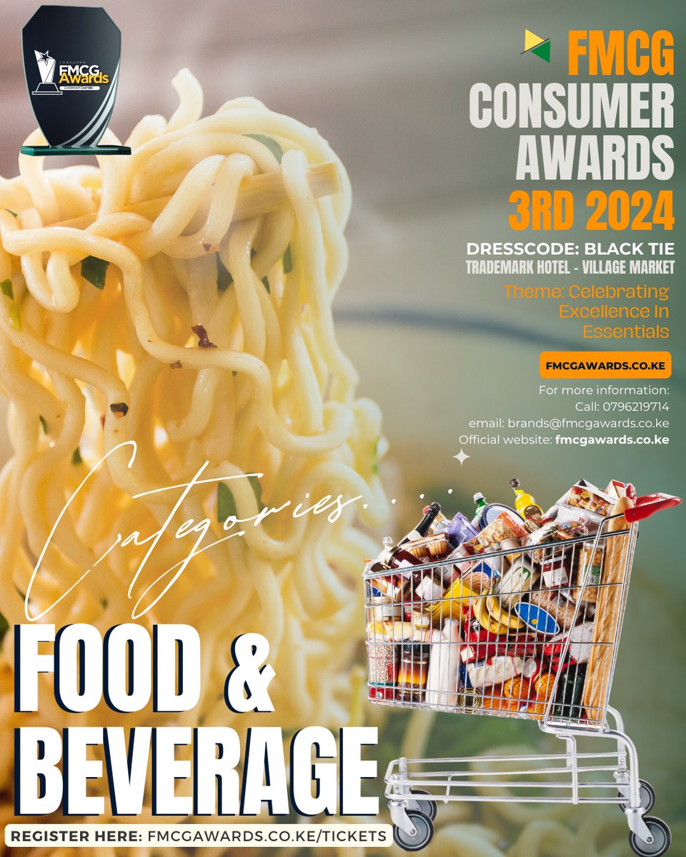 BiometricKe's tweet photo. Who says the essentials can't be extraordinary? Join us at the FMCG Awards as we celebrate the brilliance behind our everyday must-haves!
#FMCGAwards
FMCG Consumer AwardsGala https://t.co/85aEn92ZsH