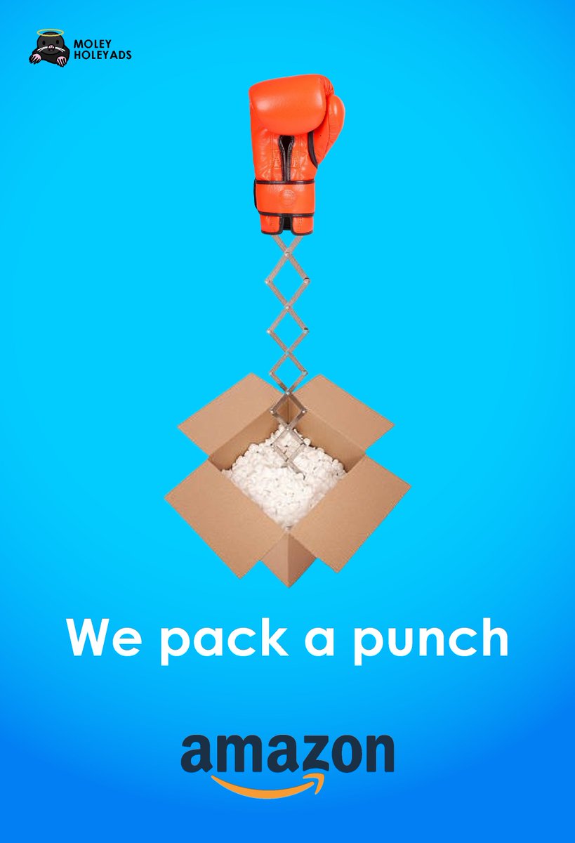 We pack a punch 📦👊 @OneMinuteBriefs #BoxingGyms @amazon