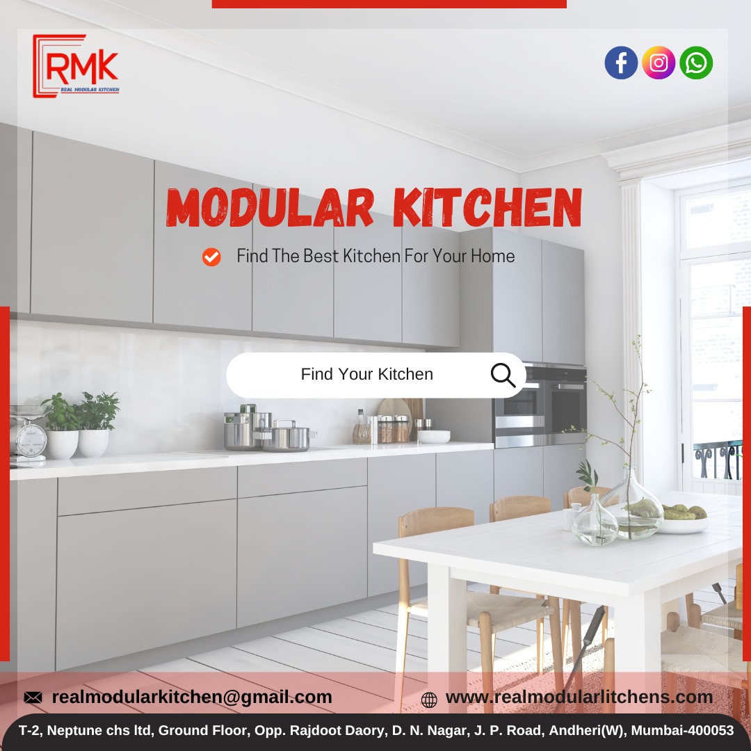 RealModular's tweet image. &quot;Welcome to Real Modular Kitchen Andheri, your premier destination for exquisite kitchen solutions! 📷 Located in the heart of Andheri, our showroom showcases the latest trends and innovations in modular kitchen design.
Contact us: 9167996524 / 7506312992