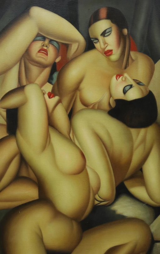 Tamara de Lempicka Reclining nudes