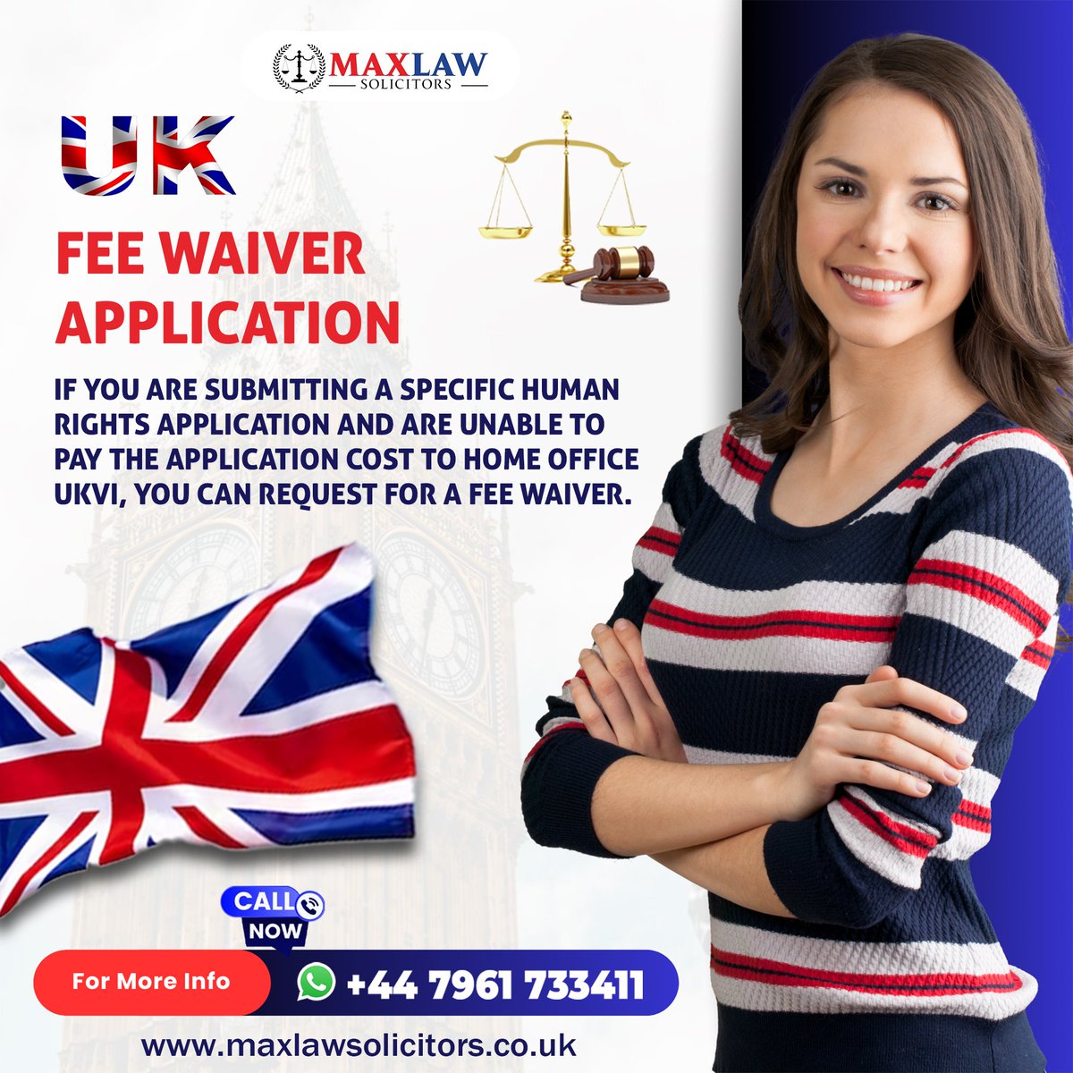 For more info.
Call Us/+447961733411
Sa@Maxlawsolicitors.co.uk.
Visit: maxlawsolicitors.co.uk
#ukvisa #immigration #visaconsultantsultants #skilledworker #Scaleupvisa #visitvisa #solicitors #ukvisitvisa #visaapplication #uklaw #britishcitizenship #ukvisailr #feewaiver #uk