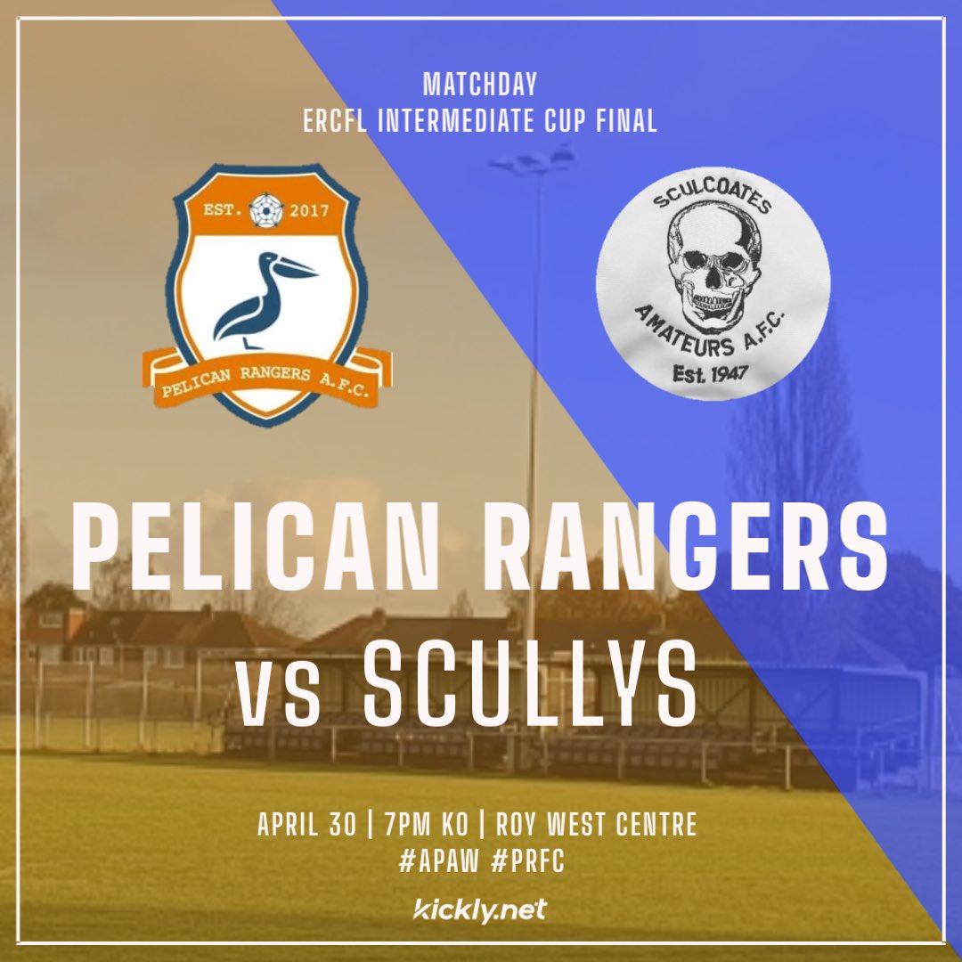 Cup final day! We face <a href="/sculcoatesAm/">Sculcoates Amateurs</a> Development at Roy West Centre this evening. Squad news to follow later today ⚽️🏆