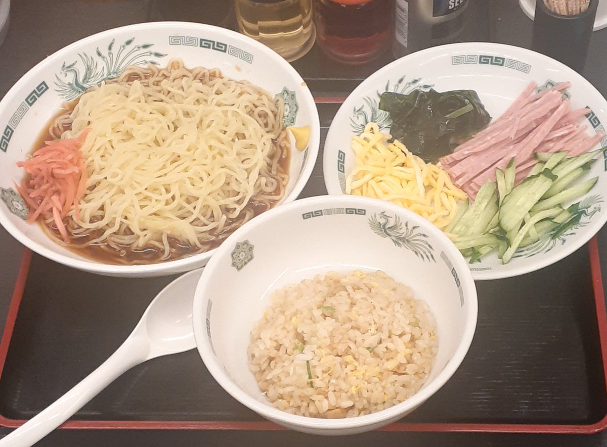 黒酢しょうゆ冷し麺　
始めました。