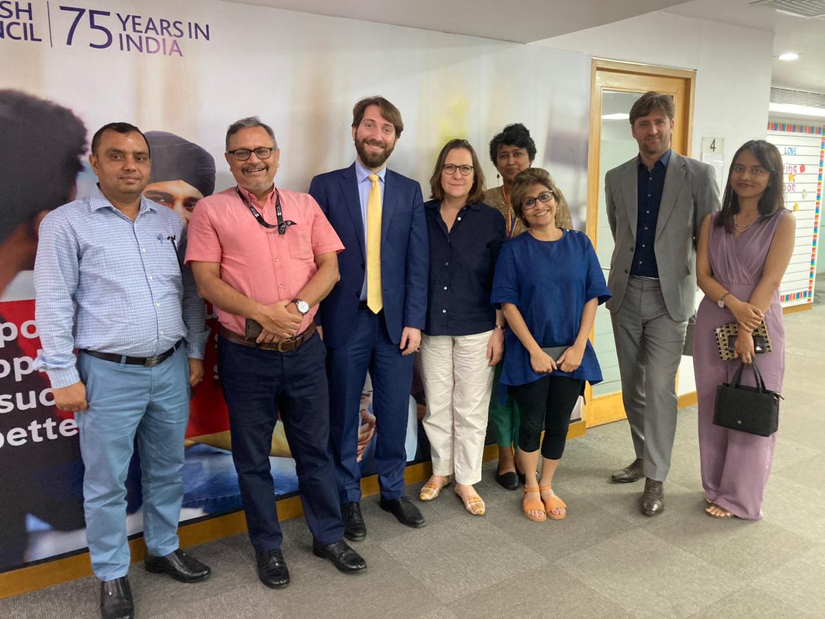 Delighted to host the @EUNIC_India #Kolkata cluster planning meeting @inBritish #Kolkata With @GI_Kolkata @AFduBengale @riccardo_dcosta #RuchiraDas @albarrett09