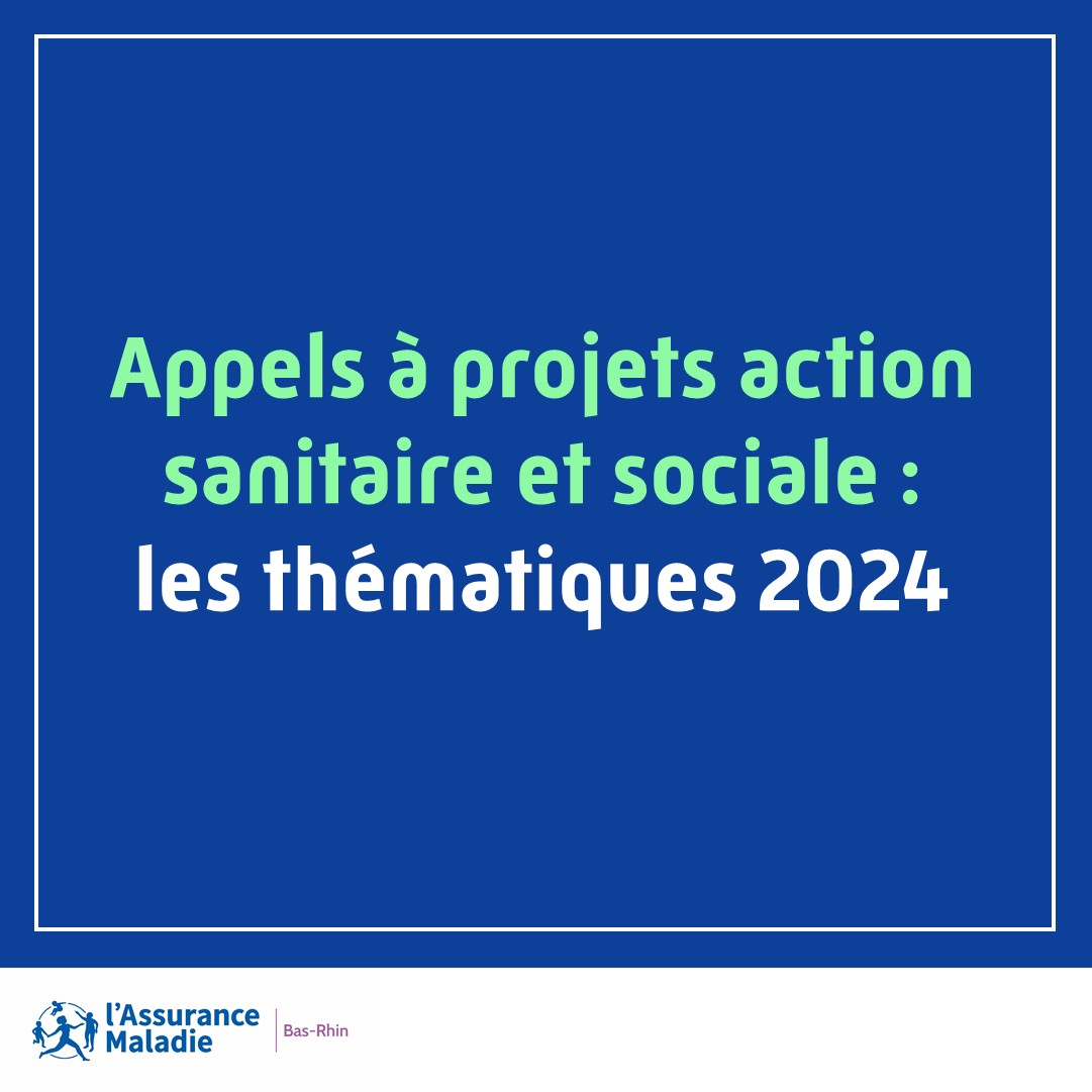 [Action sanitaire & sociale]
Les appels à projets 2024 sont lancés pour les associations du #Basrhin.
🗓️Candidatures jusqu'au 30 juin 2024
⬇️Retrouvez les thématiques & les informations pour candidater : cpam67-ts.fr/financement-as…