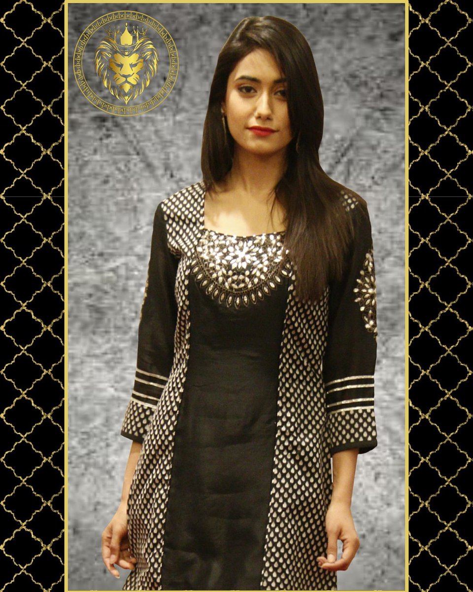 METALLICA- Jet Black & Ivory White Chanderi- Butti Chanderi short dress with gota-patti, zari & resham embroidery.
Follow me on Instagram @princeabcouture
#PrinceABCouture #Lionstribe #womenswear #embroidery #dress #Fashionista #fashiondesigner #Indian #fashion #FashionDreamer