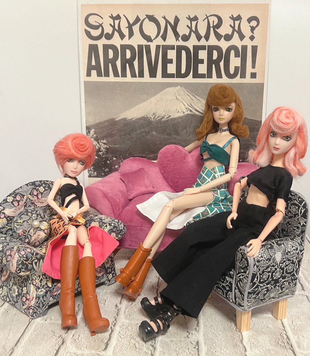 Myトリッシュちゃん達
製作者のmoni.さん(<a href="/moni_moni_7_7/">moni.</a> )のご厚意で、より可愛くなるよう髪をお直ししていただきました
ありがとうございます！