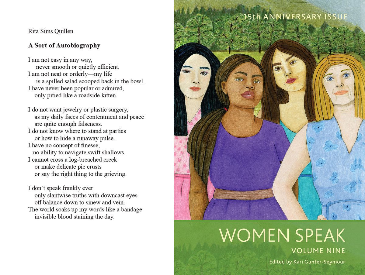 The marvelous Rita Sims Quillen from the Women of Appalachia Project's 'Women Speak, Volume Nine' anthology series. Order a copy directly from our woman-owned press Sheila-Na-Gig online here: tinyurl.com/3xc9fcvv #ohiopoetlaureate #npm2024