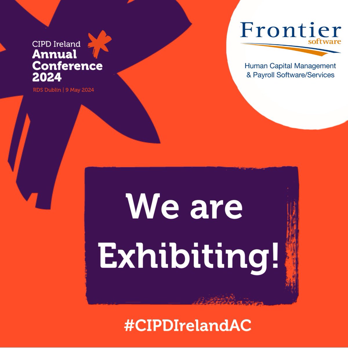 Frontier Software support @cipdireland Annual Conference. Join us next week at @TheRDS on stand A23! eu1.hubs.ly/H08TwBp0
#cipdireland #rds #dublin #conference #exhibition #hr #peopleprofession #payroll #hrtrends #learn #network #events2024