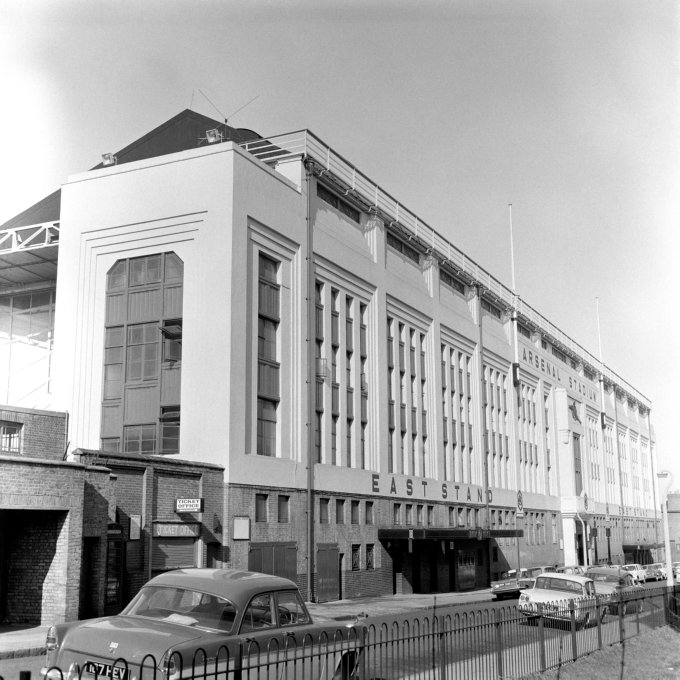 The revered Art Deco façade of the East Stand at Highbury in 1967
#afc #arsenal #arsbou #coyg #gunners