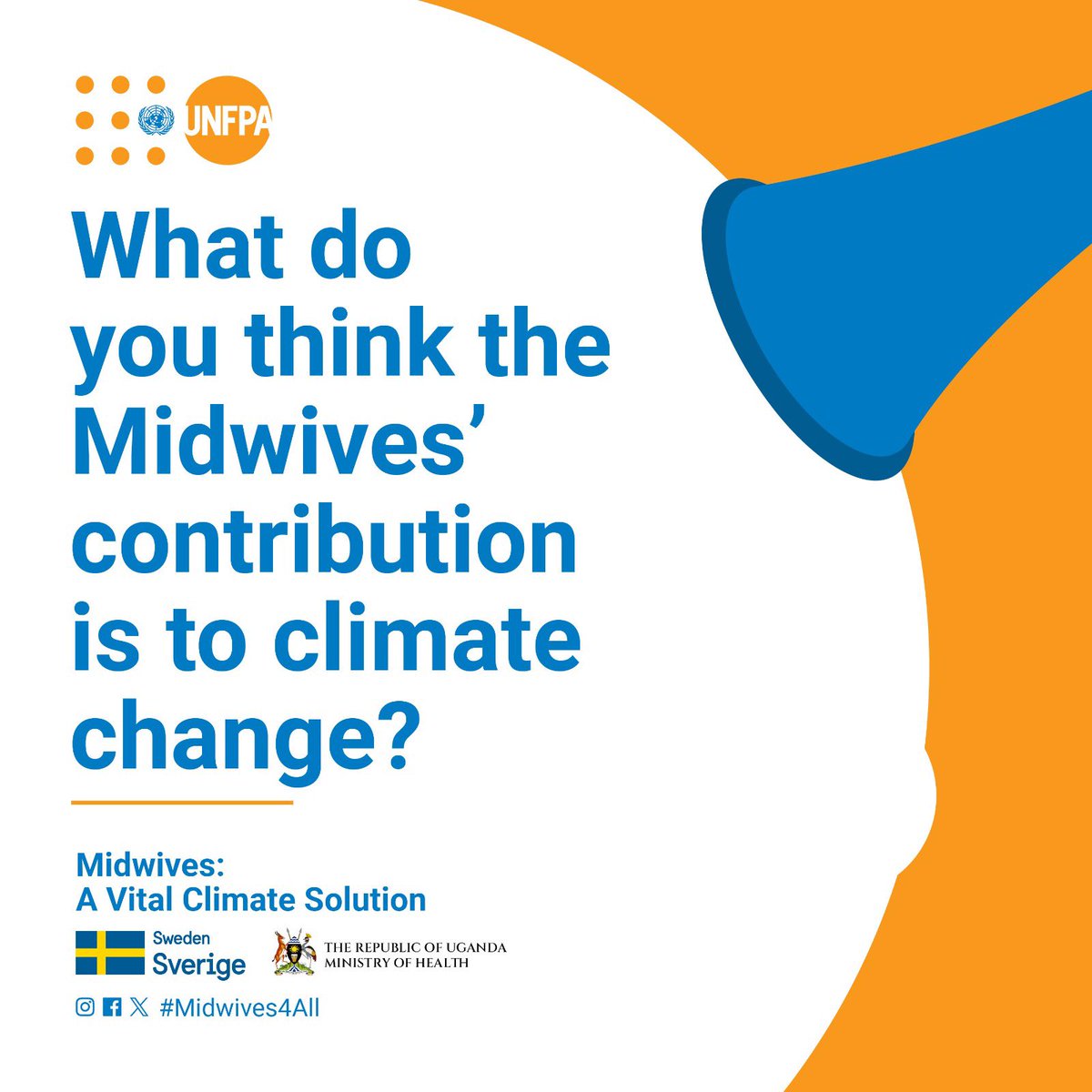 Be part of this conversation and tell us what you think about midwives’ contribution to climate change.

Cc: @UNFPA 

#Midwives4All