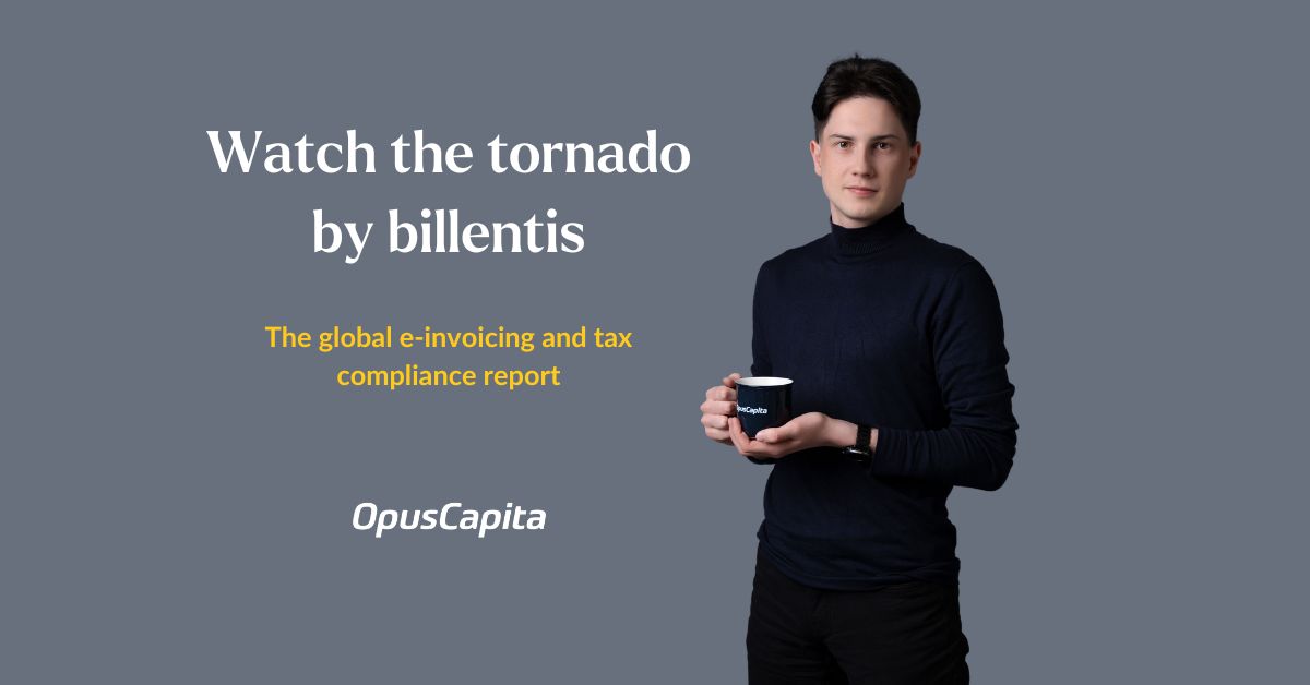 The "Watch the Tornado" report by #Billentis offers an in-depth exploration of the current state and future trajectory of global #e_invoicing &amp; #TaxCompliance practices.
Read more: opuscapita.com/news/global-e-…
#E_invoicingCompliance #OpusCapita