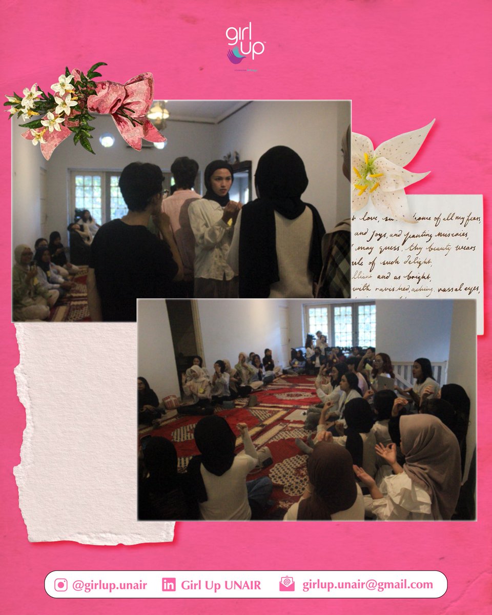 [📸Event Snapshots: Workshop Bahasa Isyarat🇲🇨]

Girl Up UNAIR, bersama dengan Komunitas Arek Tuli Surabaya mengucapkan terima kasih atas antusiasme teman-teman dalam mengikuti Workshop Bahasa Isyarat: Mengenal Bahasa Ibu melalui Bahasa Isyarat Indonesia (1/2)