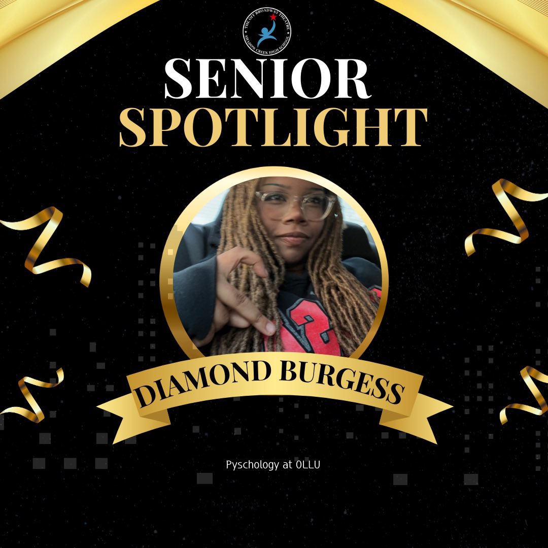 Our next senior is Diamond Burgess, we are so thankful for her talent and hard work! Let’s give a big round of applause👏🏾👏🏾👏🏾👏🏾👏🏾👏🏾👏🏾👏🏾👏🏾👏🏾👏🏾👏🏾👏🏾 @ShadowCreekHS @AISDFineArts