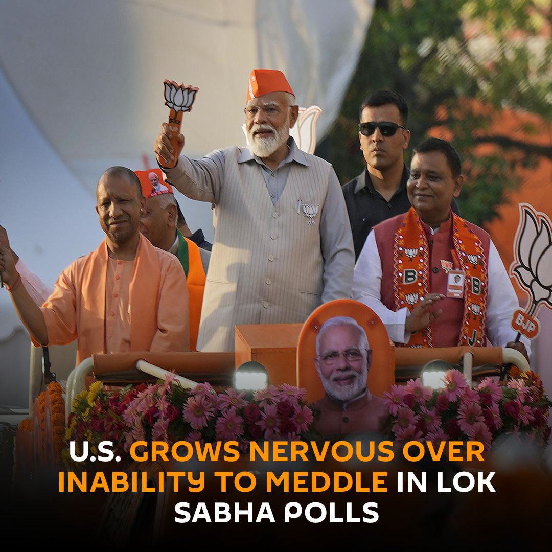 🇮🇳🗳️US Grows Nervous Over Inability to Meddle in Lok Sabha Polls US was clearly seeking to extract concessions from #India on a range of matters, be it influencing its foreign policy or opening up its market for American companies: geopolitical analyst Qamar Agha to Sputnik