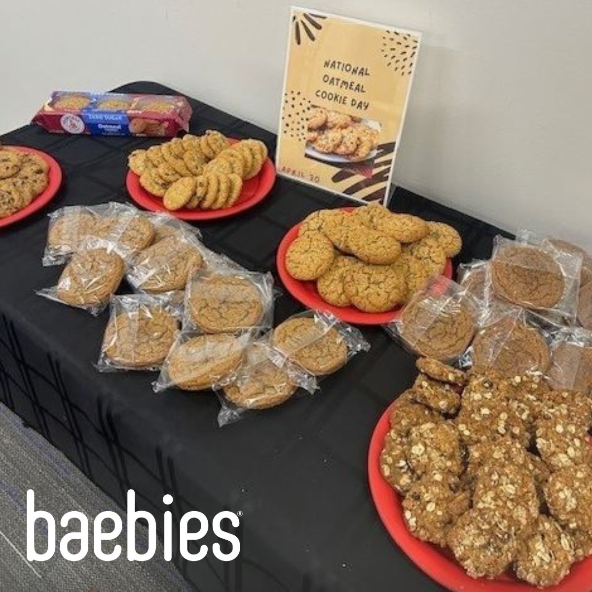 While you can be selective about website cookies, there's no resisting the warm, chewy goodness of an oatmeal cookie. Our team is celebrating by indulging in some delicious cookies.