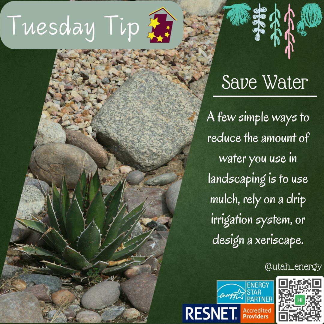 Another Tuesday Tip coming at you! 
#TuesdayTip #waterconservation #EnergyEfficiency