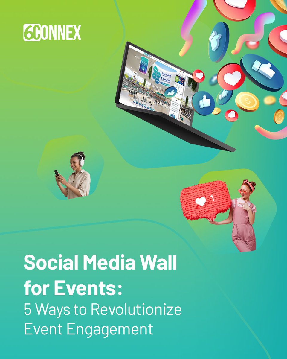 From snazzy branded selfies to lively contests, learn how to create an event vibe that speaks to your audience. Share your fave event photo booth moments – go! hubs.ly/Q02hygyz0 #socialmediawalls #eventtechnology #6Connex
