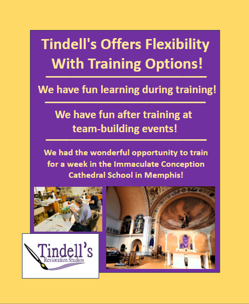 -> TINDELL'S OFFERS FLEXIBILITY WITH TRAINING OPTIONS!

We had the wonderful opportunity to train for a week in the Immaculate Conception Cathedral School in Memphis! 

#training #teambuilding #team #learning #growing

bit.ly/3PyCt7K