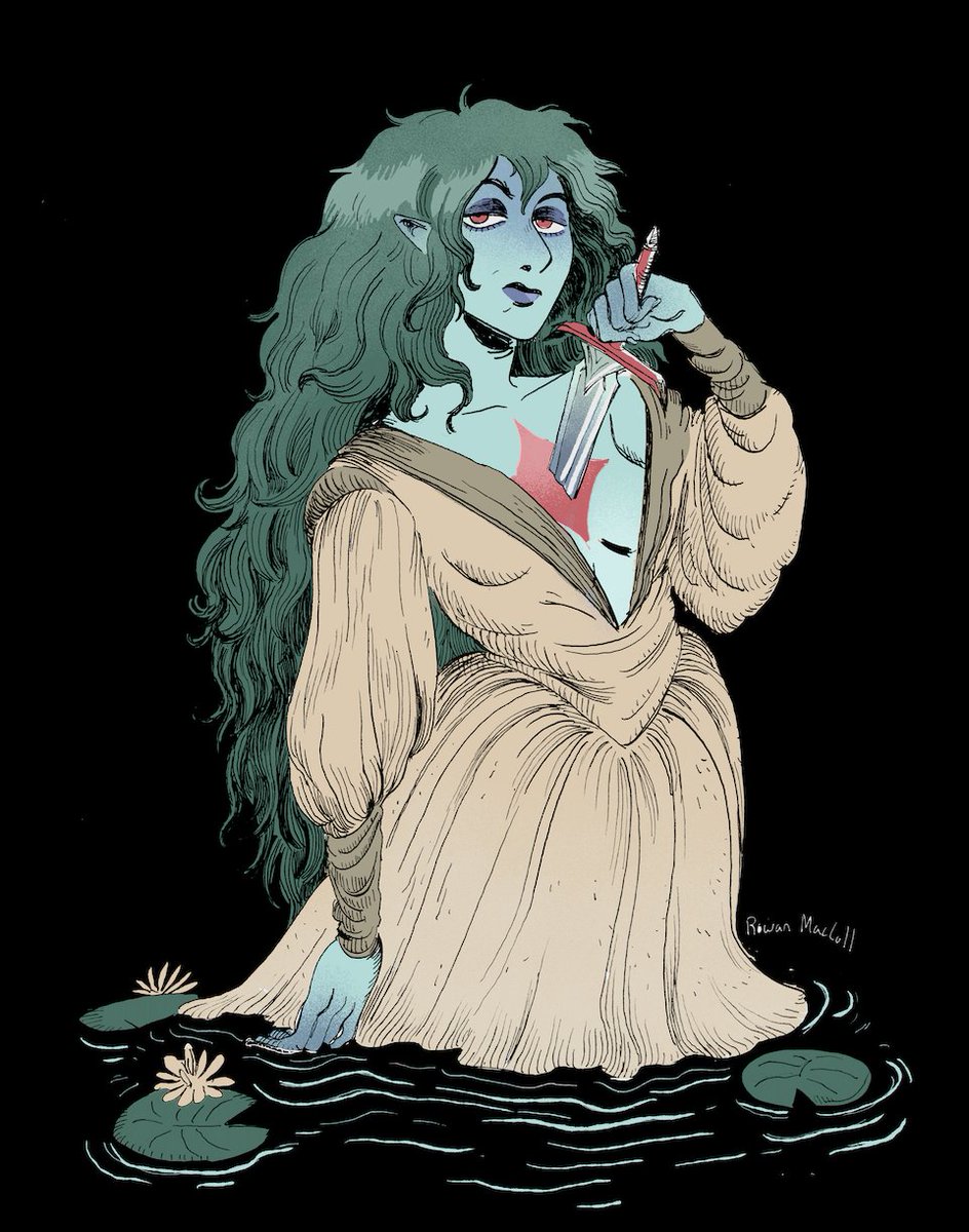 「The Lady of the Lake 」|Rowanのイラスト