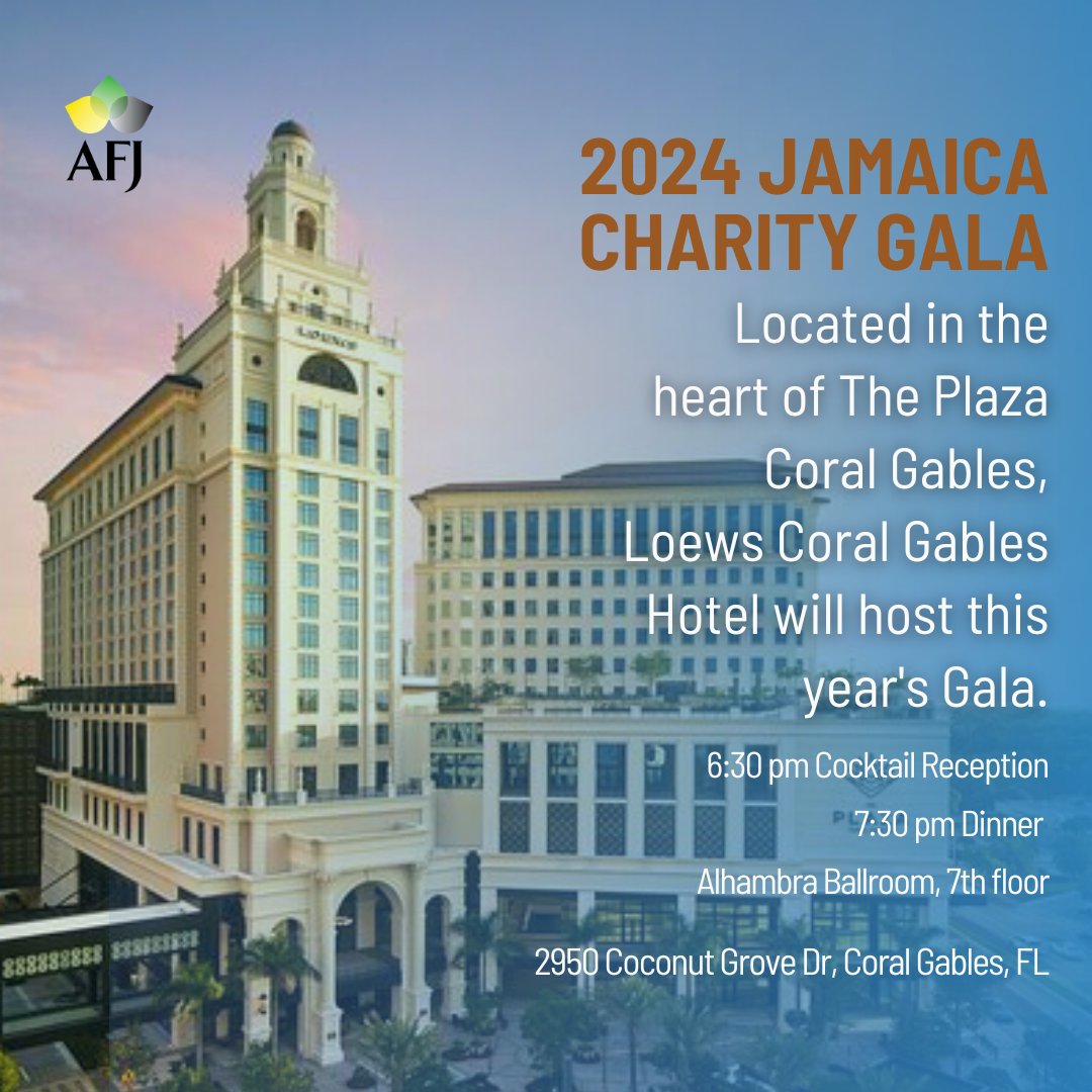 Valet Parking Available. Paid self-parking is available in the same building. Please purchase tickets in advance. Tickets are not available at the venue. Thank you for your support. #2024 #jamaica #charity #gala #loewscoralgables #fundraising @Loews_Hotels