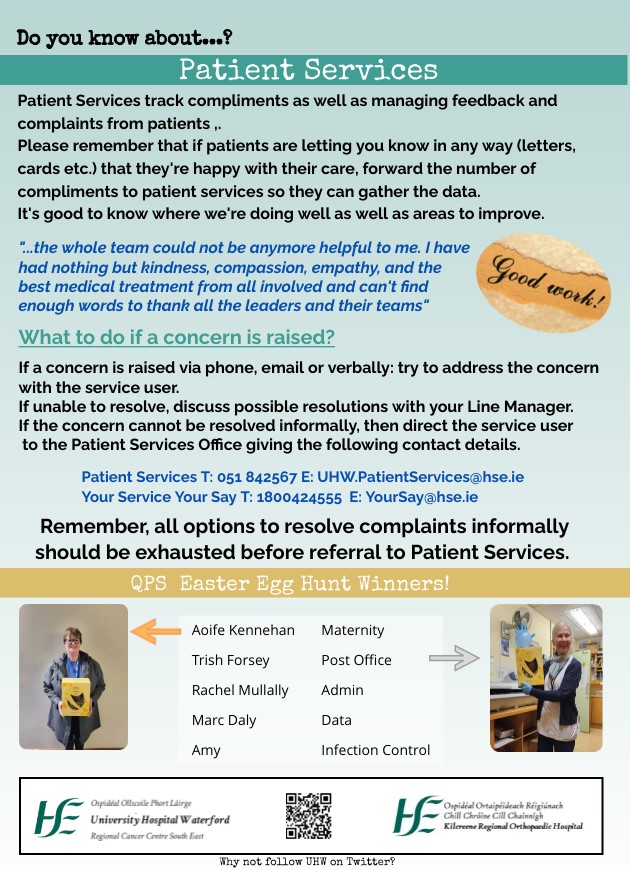 April showers bring May flowers- May is often seen as the 'gateway to summer,' there's so much to appreciate including this months Quality &amp; Patient Safety newsletter- @IEHospitalGroup <a href="/SouthEastCH/">HSE/SECH (now part of HSE Dublin and South East)</a> <a href="/NAS_Waterford/">NAS_Waterford</a> @NationalQPS