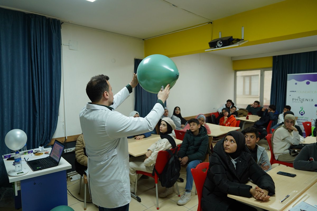 Airbus Foundation (@airbusfdn) on Twitter photo With <a href="/PhoenixSpaceOrg/">Phoenix Space</a> , we are proud to announce the completion of the High Altitude Balloon Camp, designed for refugee youth in Killis, Turkey. A unique programme to empower marginalised communities through #STEM education. Learn more here: shorturl.at/tOY47 With <a href="/PhoenixSpaceOrg/">Phoenix Space</a> , we are proud to announce the completion of the High Altitude Balloon Camp, designed for refugee youth in Killis, Turkey. A unique programme to empower marginalised communities through #STEM education. Learn more here: shorturl.at/tOY47